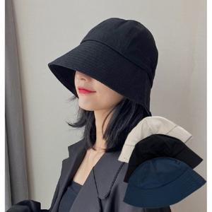 TEMU 남녀공용 심플 면 코튼 버킷햇 벙거지 모자
