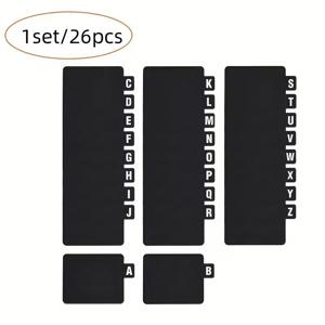 TEMU 26개/세트 CD/DVD/바이닐 레코드 정리용 분리기 A-Z 알파벳 파일 보관 분리기, 음악 앨범, 사무실, 가정용, 공간 절약형