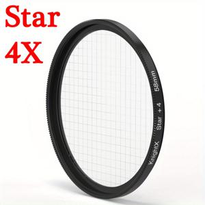 TEMU Knightx 1 4 6 카메라 렌즈 필터 효과, Canon, Sony, Nikon D5100 DSLR, 60D 호환, 49mm, 52mm, 55mm, 58mm, 67mm, 77mm 사이즈로 제공