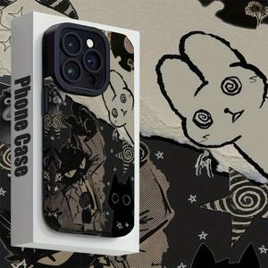 휴대폰 케이스 - 검은 고양이 미스터리 패턴 아이폰16/16Plus/16Pro/16Promax/아이폰15/15Plus/15Pro/15Promax/아이폰14/14Plus/14Pro/14Promax/아이폰13/13Pro/13Promax/아이폰12/12Pro/12Promax/아이폰11/11Pro/11Promax 케이스, 낙하 방지