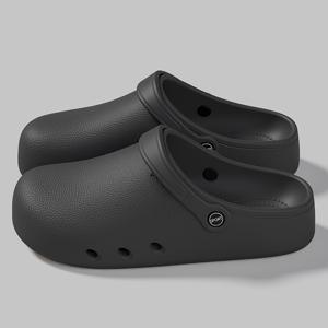 TEMU FZT 남녀공용 솔 슬립온 슬리퍼 - 통기성 좋은 실내/실외용, 데일리용, 캐주얼웨어용, 쿠션 솔과 라운드 토가 있는 여름 신발 - 남녀공용