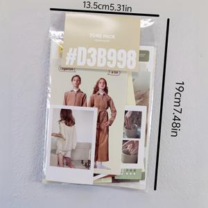 TEMU 1개 다이컷 얇은 스티커, 블루 민트 그린 INS 스타일 스크랩북 재료 팩, 레트로 사진 카드 콜라주 패턴, 노트북 및 저널용 수공예 장식 추가