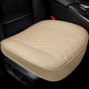 TEMU 사계절용 소프트 인조 가죽 차량용 시트 커버 – 탈착식, SUV/트럭 범용, 간편한 세척 및 관리