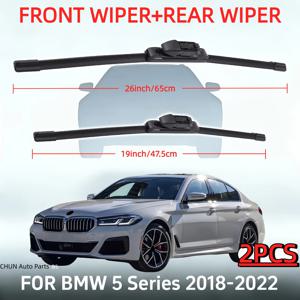 TEMU BMW 5 시리즈 (2018-2023)용 교체용 앞유리 와이퍼 블레이드, 66.04Cm 및 48.26Cm, 전천후 전면 앞유리 와이퍼 키트 - OEM 품질 (2개 세트)