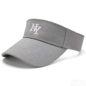 TEMU 남녀공용 NY 자수 바이저 모자 1개, 봄/, 관광, 해변 휴가용 아웃도어 패션 사이즈 조절 캐주얼 캡