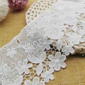 TEMU 수용성 레이스실, 폭 10cm, 꽃무늬 속통 자수 포함, 의류 액세서리, 여성 의류, 홈 텍스타일 장식용 레이스 트림, 1야드