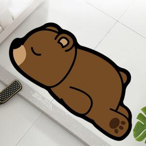 TEMU 1개 캐릭터 동물 욕실 미끄럼방지 매트, 바닥매트, 샤워실 문매트, 욕실 미끄럼방지 매트, 가정용 카펫, 욕실 문매트, 주방 문매트, 현관 문매트