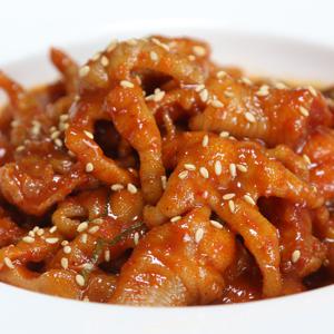 TEMU [무료배송] 1팩+1팩 100% 국내산 닭발로 만든 알싸한 매운맛 무뼈닭발 300g 2팩