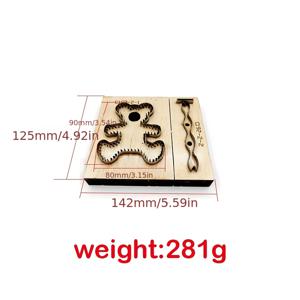 TEMU C192 폭력적인 곰 모양 가죽 다이, 수제 DIY 열쇠고리 커팅 몰드, 가죽 제품 펜던트 제작 도구