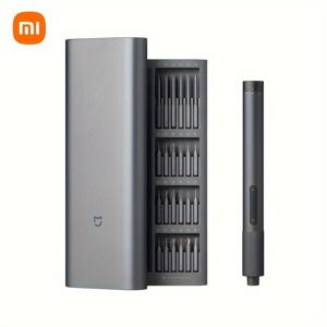 TEMU Xiaomi 전동 정밀 드라이버, 24개 S2 스틸 비트, 2단 속도 정밀 토크 조절, 마그네틱 푸시 팝업 박스, Type-C 충전 포트, 강력한 마그네틱 모터