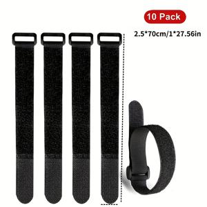 더 넓고 더 긴 2.5X70Cm 재사용 가능한 나일론 패스너 케이블 타이 지프 타이