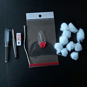 TEMU 라이터 수리 공구 키트 1세트, 퀵 수리 키트, 핀셋 1개 및 분해 공구 1개 포함, 소모품 부품 6개, 보관 케이스 1개, 라이터의 모든 부품 분해 및 조립 요구 사항 충족, 독립적인 수리 작업 가능, 소모품 교체 키트