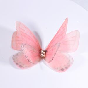 TEMU 50개 3D 오간자 패브릭 나비 아플리케 DIY 거즈 핸드메이드 의류 재봉 패치 이중 레이어 시뮬레이션 메쉬 나비 패치 신부 헤어 액세서리