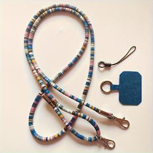 TEMU 멀티컬러 랜야드, 민족 스타일 가방, 휴대폰, 이어폰 등 걸이용, 장식 및 선물, 파티 선물 액세서리 등