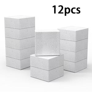 TEMU 10×10×5 사이즈의 대형 사각형 흰색 폴리스티렌 폼 브릭 12개입. 예술 조각, 꽃꽂이 및 학교 및 가정용 프로젝트에 적합합니다. 이 균일한 모양의 브릭은 부드러운 표면을 갖춘 내구성이 뛰어난 공예 재료입니다.