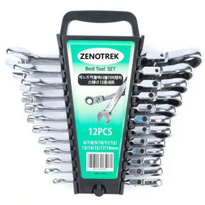 TEMU ZENOTREK제노트렉로페이즈 플렉시블 기어라쳇랜치 스패너세트 12PCS