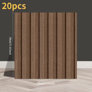TEMU 20개 자가 점착식 필링 PVC 벽 패널 및 타일, 벽, 천장, 바닥에 적합, 제거 가능한 우드 그레인 벽지, 모던 텍스처 타일, 임차인에게 적합, 주방 백스플래시, 간편한 필링 및 스티킹 장식 패널