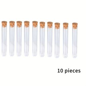 TEMU 코르크 포함 15X150mm 투명 유리 시험관 10/20/30개 세트, 웨딩 선물, 식물, 욕조 소금, 파티 장식, 실험실 사용 또는 장식용 공예품