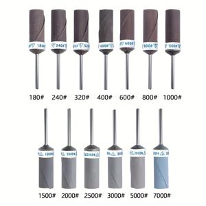 TEMU 13개 2.35mm 샹크 180-7000 그릿 샌드페이퍼 연마 버핑 휠 세트, 회전 공구용 습식/건식 사용 가능, 목공 공구, 다기능 헤드, 매끄러운 연마, 내구성 있는 그릿, 연마 휠, 버핑 헤드, 금속 가공업자용