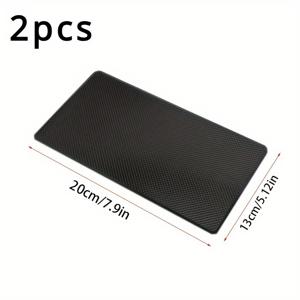 미끄럼 방지 스티커 2개, 자동차 대시보드, 휴대폰, 열쇠용 - 매직 접착 패드 (200mm X 130mm)