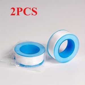TEMU 2개 배관 테이프, PTFE 테이프, 실링 테이프, 배관 테이프, 실란트 테이프, 나사 실링 테이프, 샤워 헤드용 배관 테이프, 배관 실링 테이프, 흰색
