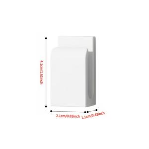 TEMU 2개 충전기 데이터 케이블 보관 정리함, 케이블 타이로 감을 수 있는 케이블 정리, 충전 케이블 이어폰 케이블 고정 보관 후크, 자가 접착식, 가정 사무실 데스크탑 케이블 정리, 엉망진창한 배선을 떠나보세요