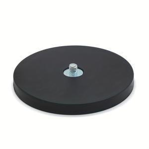 TEMU 카메라용 자석 베이스와 360° 회전 볼 헤드, 강력한 고무 코팅 자석, GoPro 등에 적합한 1/4 스레드 나사 - 알루미늄 합금, 전자 부품 없이 베이스 장착 가능 - 자동차, 보트, 제트 스키, 캐비닛, 냉장고, 피트니스 기구에 적용 가능
