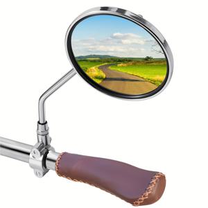 TEMU 빈티지 자전거 거울 - 핸들바용 메탈 자전거 후방 거울, 클래식 크루저, 전기 자전거 사이드 거울, 레트로 자전거 추가용 아연 도금 스틸 프레임