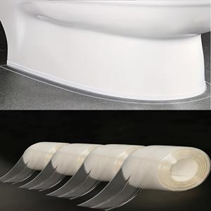 TEMU 방수 씰링 테이프 4롤 - 도구 불필요, 투명하고 내구성 있는 PVC, 싱크대, 변기, 욕조 모서리 필러 스트립용 - 간편하게 붙이는 접착식 씰링 스트립