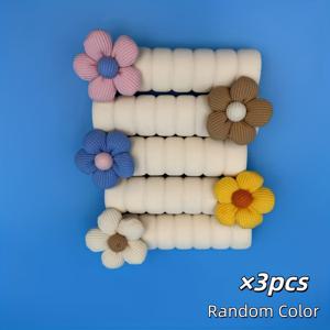 3개 도어 핸들 커버 - 문에 호환, 정전기 방지 및 소음 감소, 랜덤 색상 (//) - 홈, 웨딩, 오피스용 비닐 - 쉬운 설치, 완벽한 핏