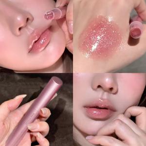 TEMU 고체 립글로스 립타투 립스틱펜 저포화 섬광 틴트 글리터 립글라스 안지워지는 틴트 여성 립스틱