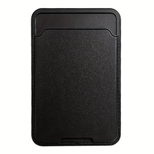 TEMU 2개 세트, 신형 스타일 휴대폰 뒷면 카드홀더, PC 하드플라스틱 사업자 ID 배지 케이스 (단색), 오피스 필수품, 직장용 액세서리, 슬림한 카드홀더, 컴팩트 수납함, 부드러운 실리콘 케이스, 가벼운 소재, 뱃지릴 대체제, 사진증명서 보관기, 경비원/전문가 추천