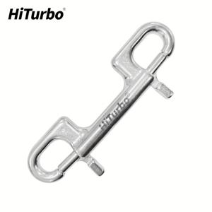Hiturbo 316 스테인리스 스틸 양/단면 볼트 스냅 후크 클립 1개입, 다이빙 장비용, 수중 활동용 스테인리스 스틸 양면 볼트 스냅 후크