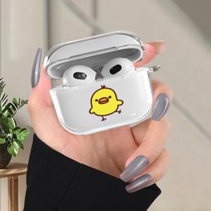 TEMU 스타일리시하고 인기 있는 투명 방탄 디자인 이어폰 케이스, AirPods 4, AirPods 3, , 및 AirPods Pro 호환—친구, 가족, 또는 남자친구에게 선물하기 완벽한 아이템