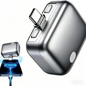 TEMU 140W Type-C 배터리 충전 보호기, 물리적 분리 디자인, 스마트 자동 정지 & 과충전 방지 기능, 안전한 야간 충전 보존기