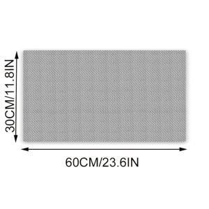 TEMU 1개 30x60cm 자동차 & 방열판 - 스테인리스 스틸 엠보싱 내열성 매트, 배기 파이프, 터보 맨홀, 연료 탱크, 엔진 보호용, 내구성 강화 구조, 정밀 절단, 용접 제작, 차량 공학 전문가용