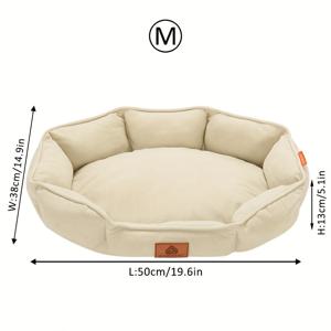 1PC 플러시 컴포트 사계절 펫 베드, 펫 매트, 다색상 옵션, 모든 단계 고양이와 강아지 매트리스