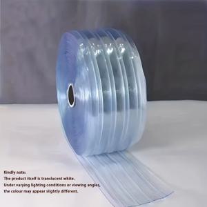 TEMU 100cm 펫 도어 커튼, 투명 PVC 스트립 도어, 정전기 방지 및 방풍 디자인, 쉬운 설치, 먼지 및 벌레 차단, 에너지 절약, 사계절 사용 가능, 소형부터 대형 강아지까지 적합, 실내/야외용 홈 게이트