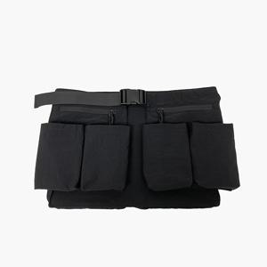 TEMU 여성용 멀티 포켓 지퍼형 앞치마 웨이스트 팩, 조절식 벨트 및 분리형 파우치 포함 - 하이킹, 여행, 휴대폰 보관, 공구 홀더, 동전 지갑, 핸즈프리 아웃도어 벨트용 벨트백