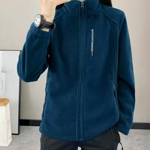 TEMU 여성용 어서리 패션 자수 보온 재킷