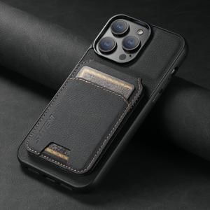 TEMU 휴대폰 케이스 - SUTENI 카드 홀더 휴대폰 보호 케이스, 리체 패턴 인조 가죽 휴대폰 홀더 가방 (아이폰 17 Pro Max 17Air 16 15 Plus 14 13 12 11 X XR Xsmax 호환), 브라운/블루/블랙/핑크/퍼플