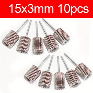 TEMU 10개/15개 80그릿 샌딩 디스크, 3mm 샹크, 루버 연마용 샌드페이퍼, 로터리 공구용 셔터 폴리싱 휠