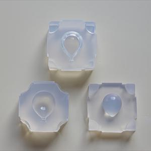 3D 홀로우 풍선 에폭시 실리콘 몰드 3pcs 세트, 핸드메이드 레진 액상 몰드, 액상 샌드 풍선 및 반입체 풍선 몰드 제작용