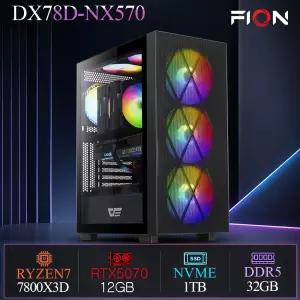 파이온PC 라이젠7 7800X3D RTX5070 32G SSD 1TB 조립PC 게이밍 컴퓨터 고성능 데스크탑 본체 배그 로아 롤 아이온2 데스크탑