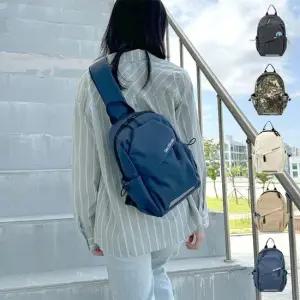 여성흰색가방 남녀공용 슬링백 캐주얼 데일리 미니 백팩 여행