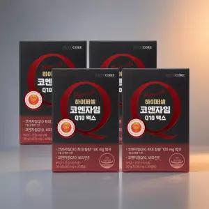 뉴트리코어 하이퍼셀 코엔자임Q10 맥스 1000mg 30캡슐 4개