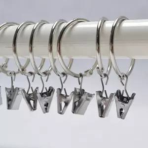 오픈형 커튼 집게링 내경 50mm 20pcs 후크 고리 커튼링 서치A