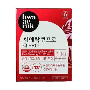정관장 화애락큐 프로 700mg 21정