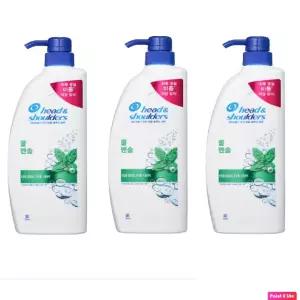 피앤지 헤드앤숄더 쿨멘솔 샴푸 850ml 3묶음 피앤지 헤드앤숄더 샴푸 딥클린 모발케어 헤어