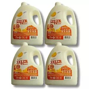 [셀러허브][보리담다] 피죤 섬유유연제 3100ml 4개 옐로미모사 (S51619314)